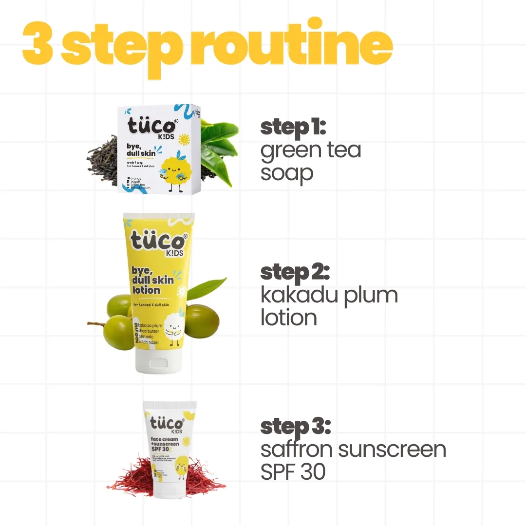 3-in-1 Dull Skin Kit for Kids - SPF 30 - Image 4