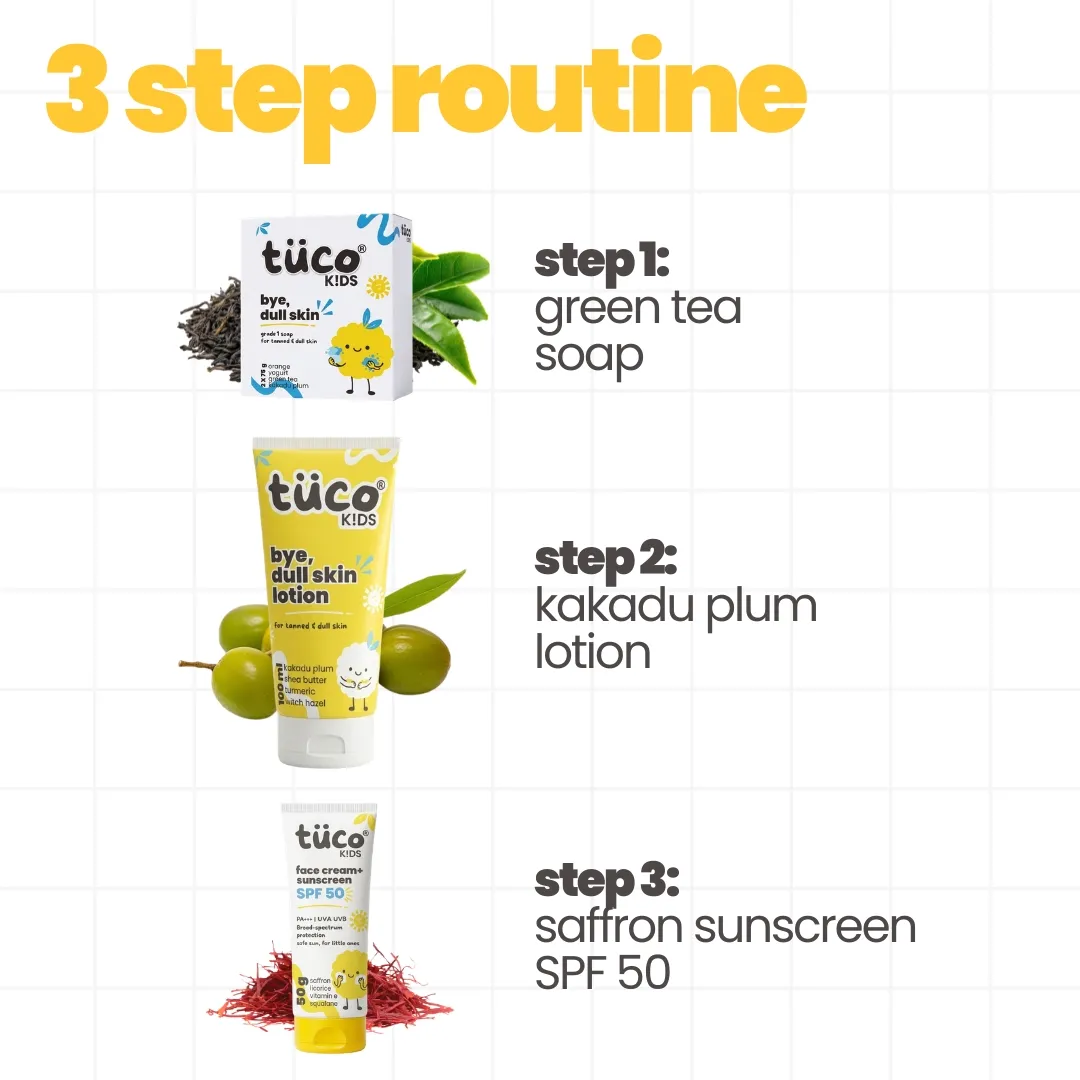 3-in-1 Dull Skin Kit for Kids - SPF 50 - Image 3