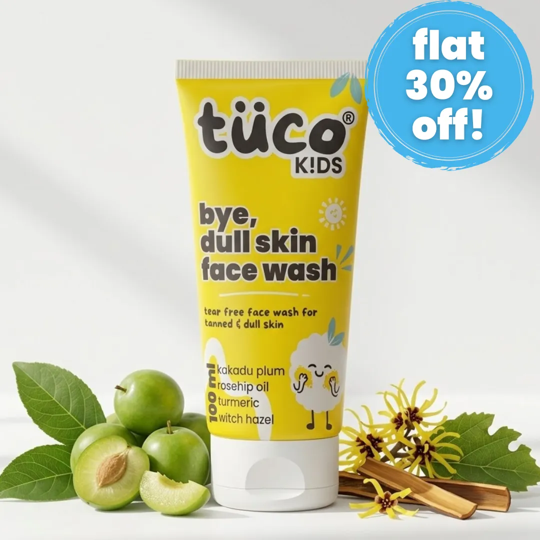 bye, dull skin face wash for kids 100ml!