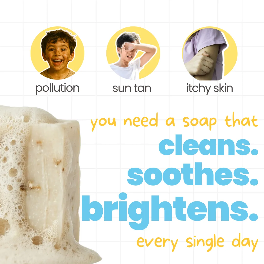 Bye, Dull Skin Kids Soap (Pack of 6) - Image 3