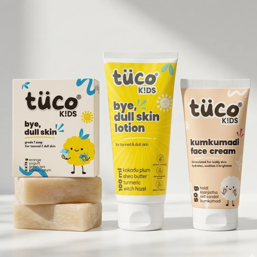 Detan Kit: Soap + Kumkumadi Face Cream + Lotion
