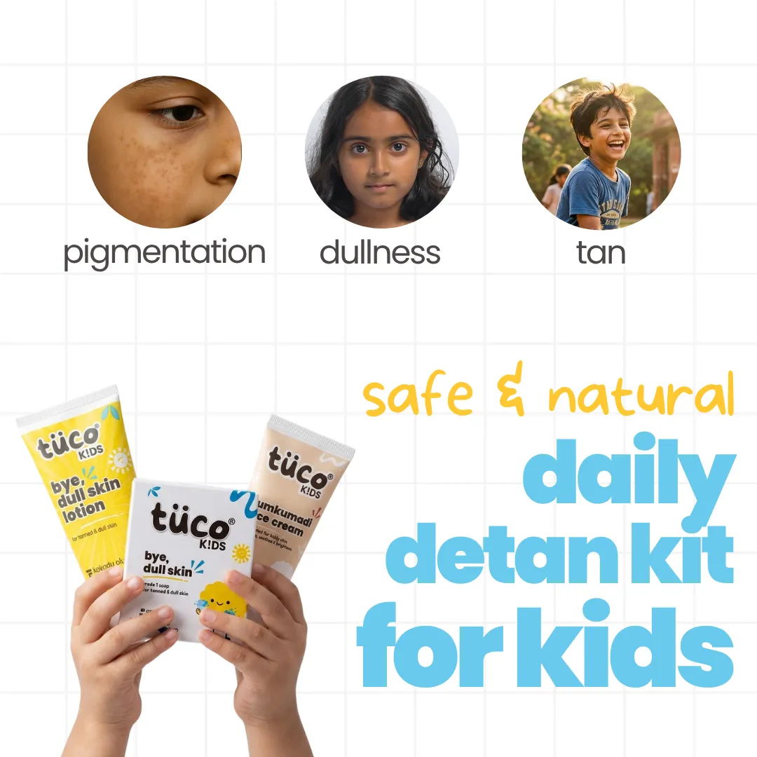 Detan Kit: Soap + Kumkumadi Face Cream + Lotion - Image 2