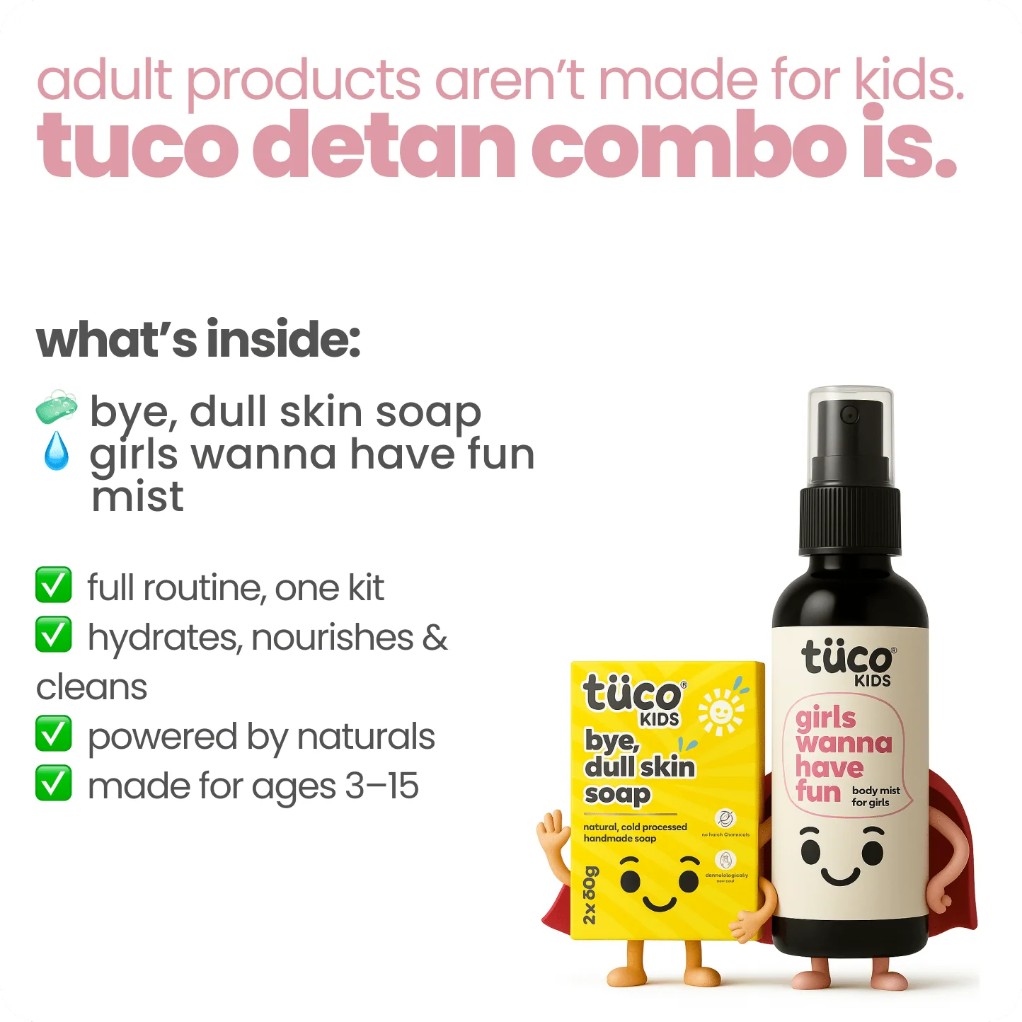 detan soap + body mist combo for girls - Image 2