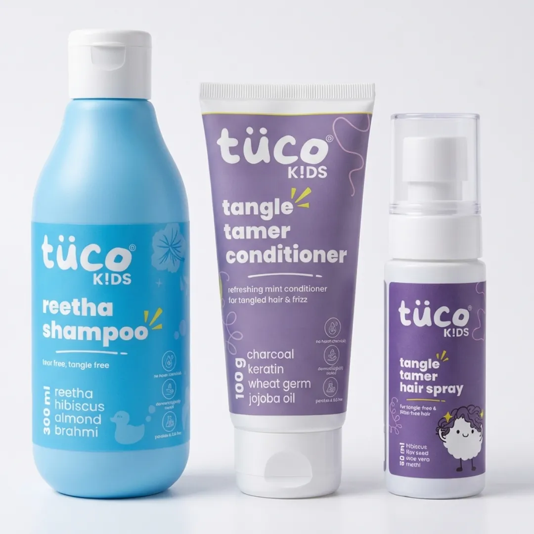 Haircare Kit: Shampoo + Conditioner + Detangler Spray