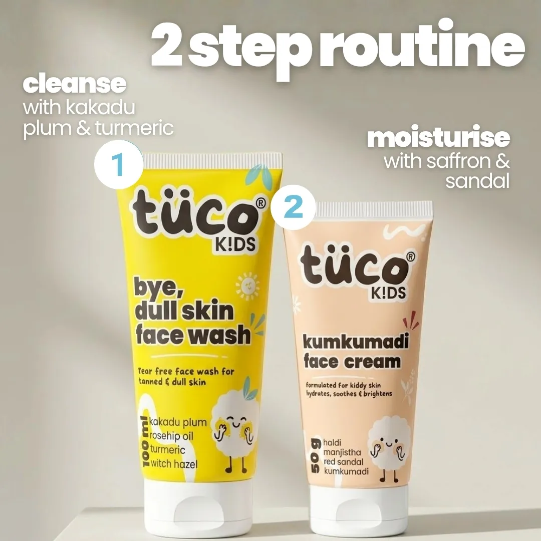 Kumkumadi Face Glow Regimen: Dull Skin Face Wash + Kumkumadi Face Cream - Image 3