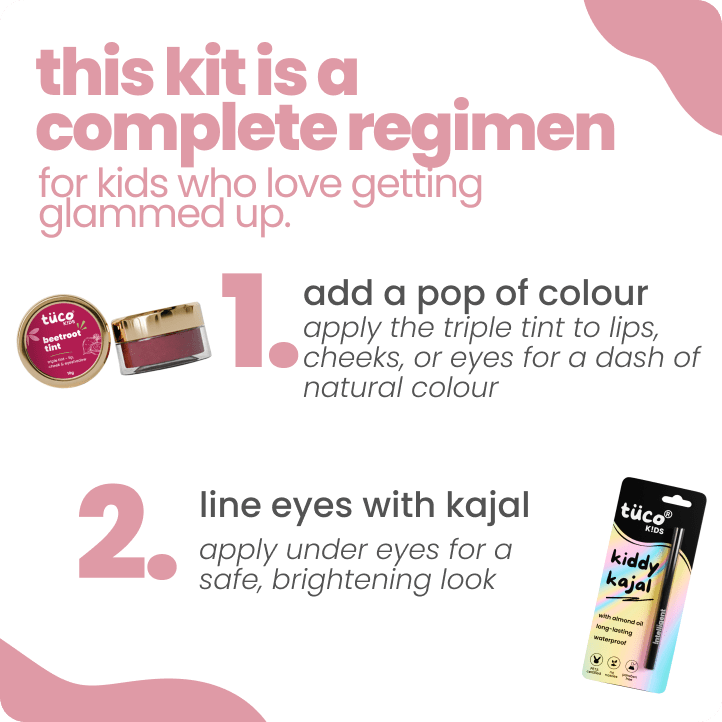 nontoxic makeup gift pack- natural kajal + tint - Image 3