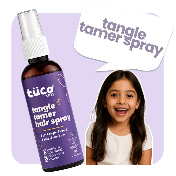 Natural Hair Detangler spray for Kids 100ml