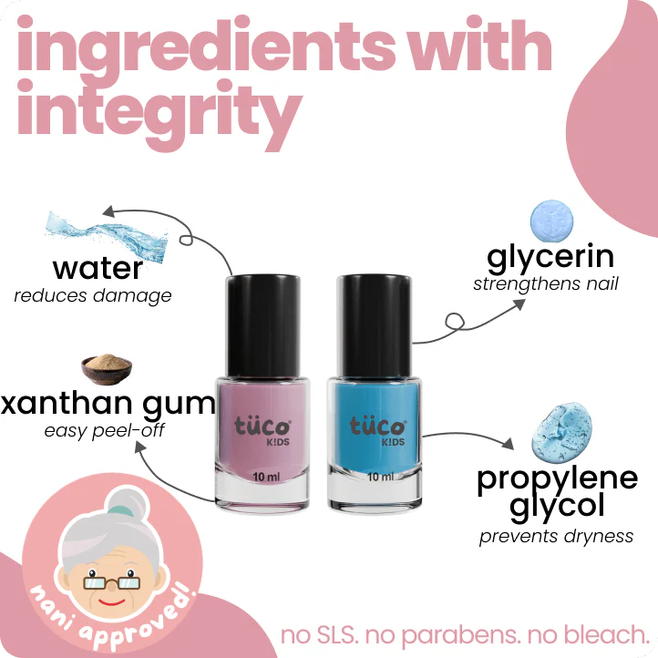 nontoxic makeup kit for kids- Nail Paint + Kajal - Image 5