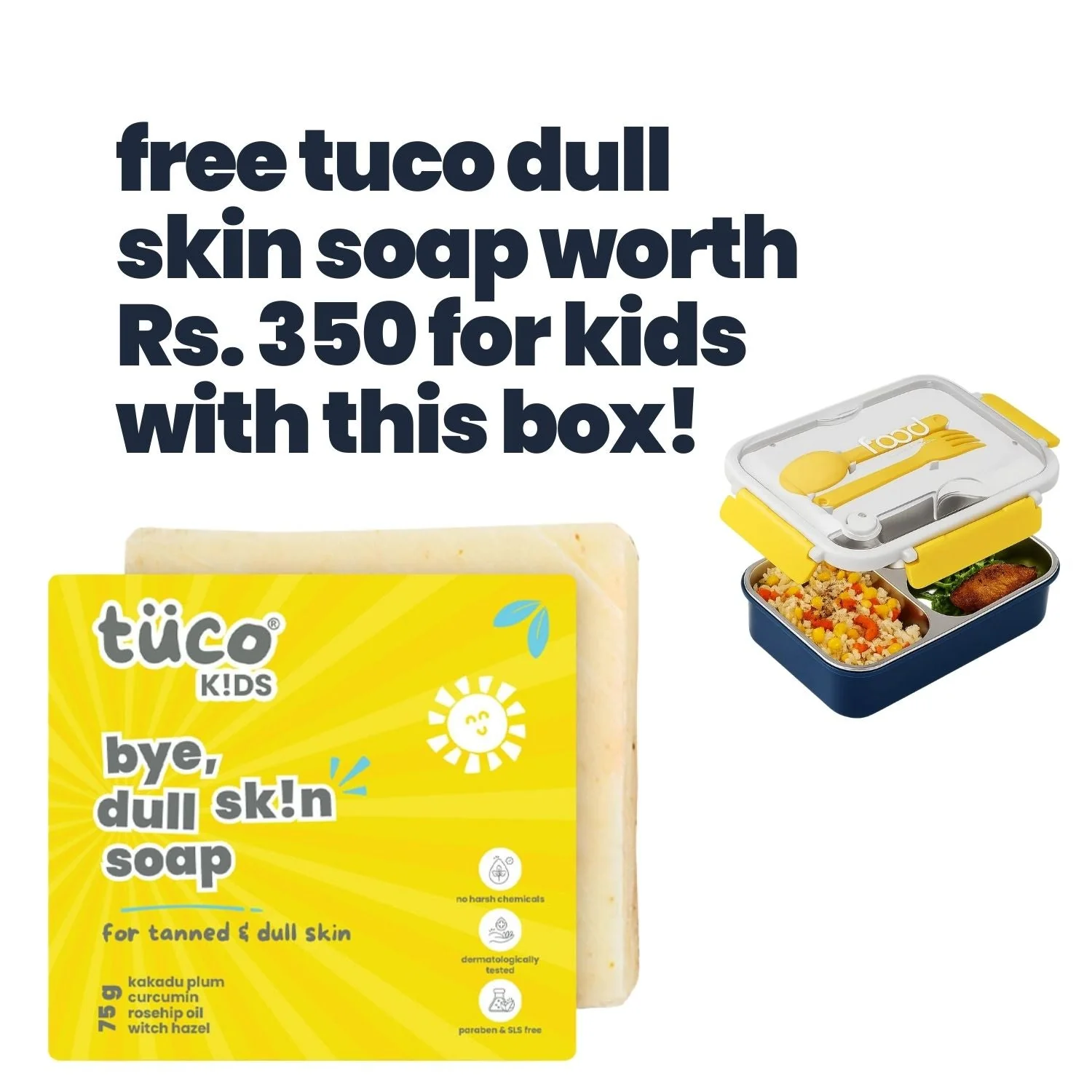Tuco Kids 3 Compartment Bento Lunch Box. - Image 11