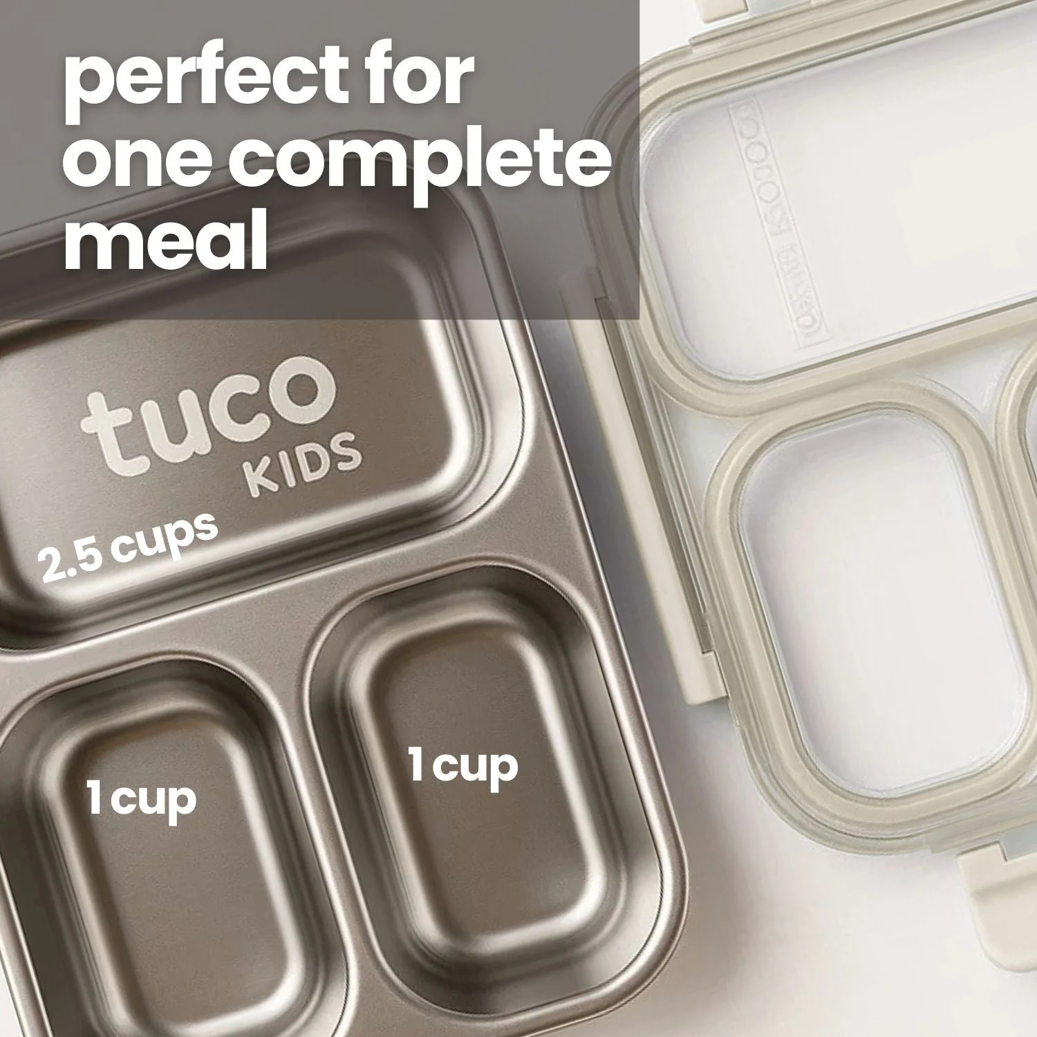 Tuco Kids 3 Compartment Bento Lunch Box. - Image 18