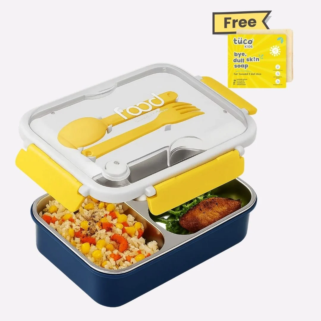 Tuco Kids 3 Compartment Bento Lunch Box. - Image 2
