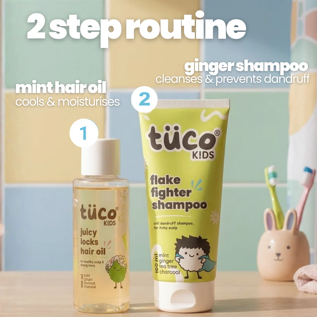 Bye Dandruff Kit : Anti-Dandruff Shampoo 200ml + Hair Oil 100ml - Image 3