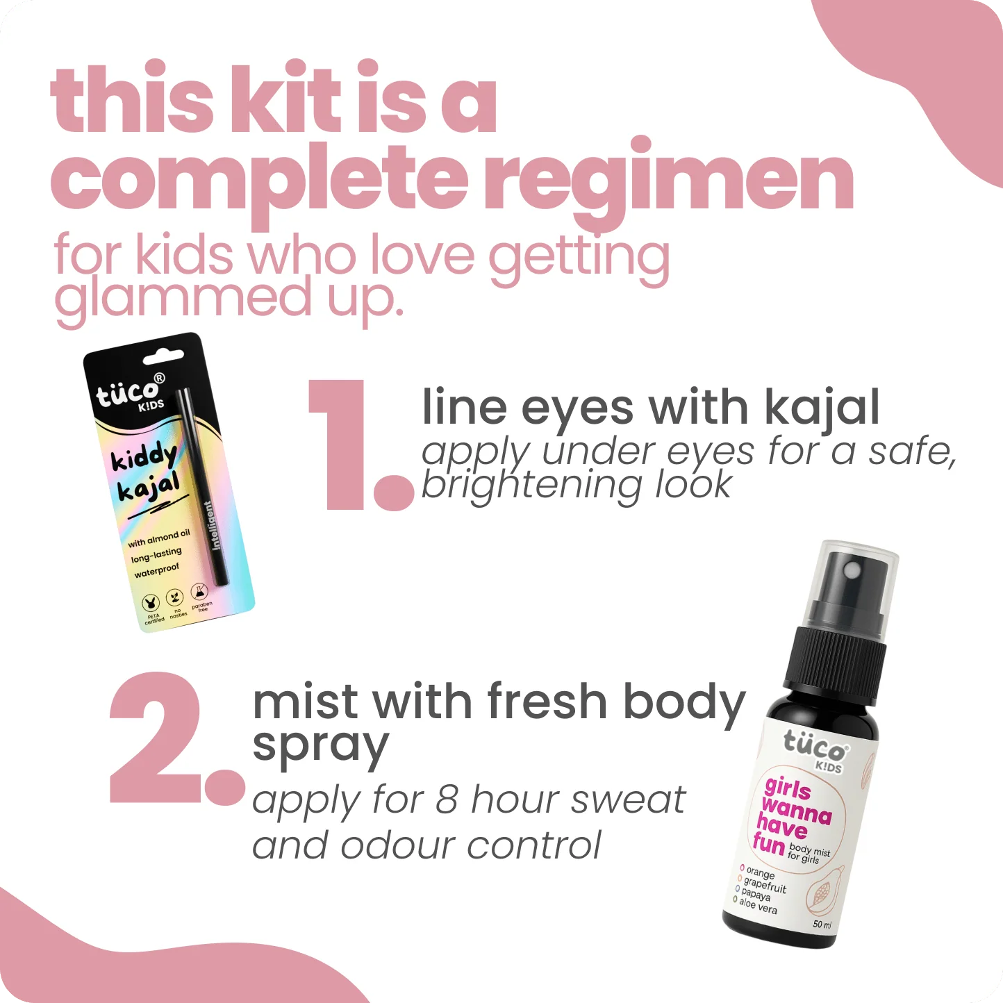 Everyday Essentials Natural Body Mist + Kajal for Kids - Image 3