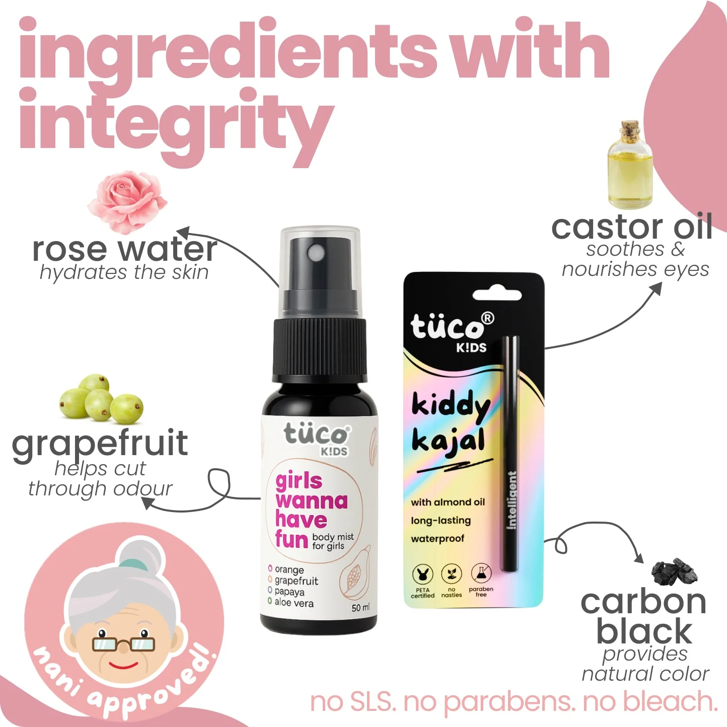 Everyday Essentials Natural Body Mist + Kajal for Kids - Image 4