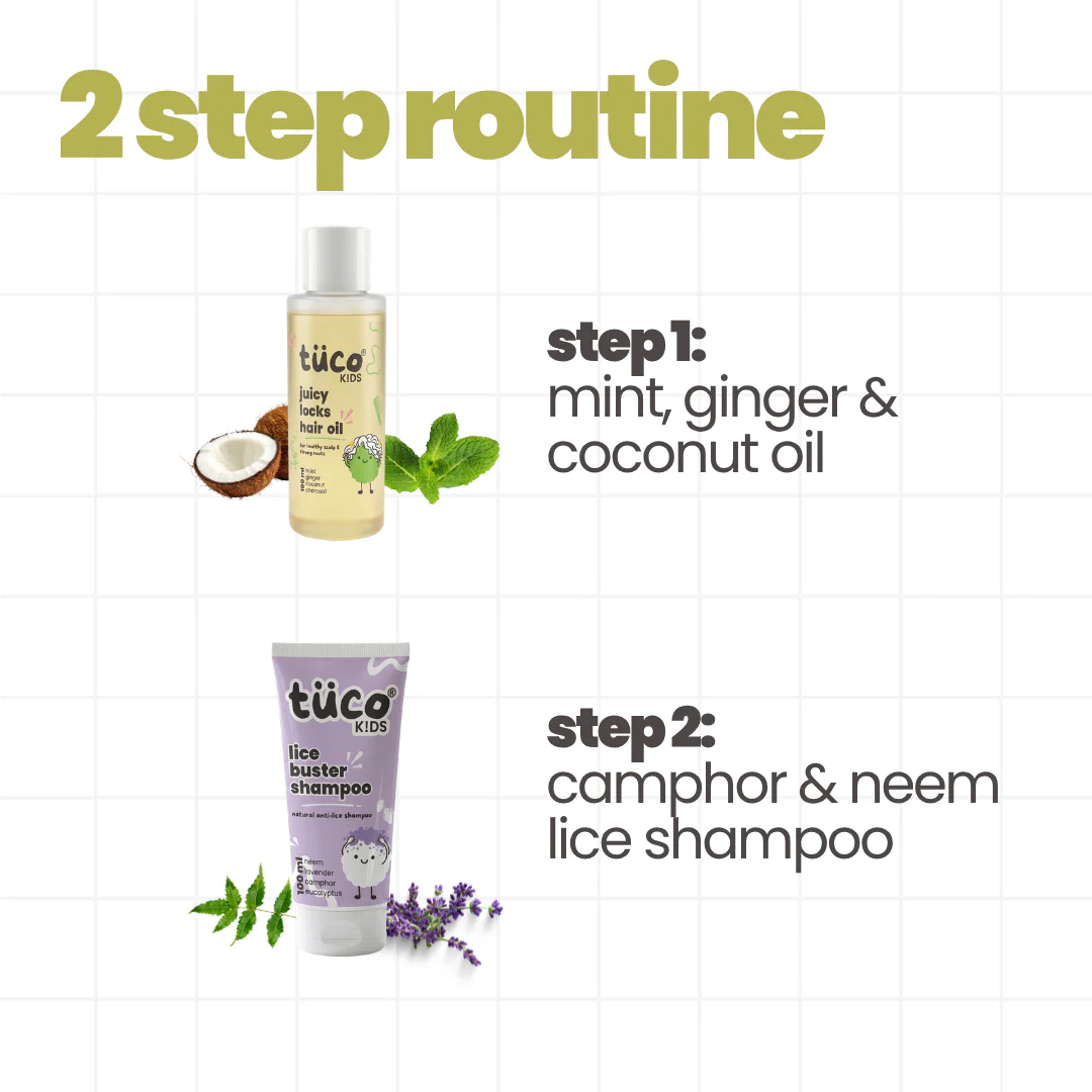 Lice Fighter Kit: Juicy Locks 100ml + Lice Buster Shampoo 100ml - Image 3