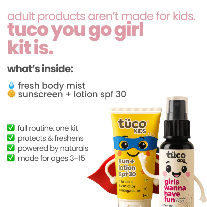 You Go Girl: Sun Lotion SPF30 + Girls Body Mist - Image 2